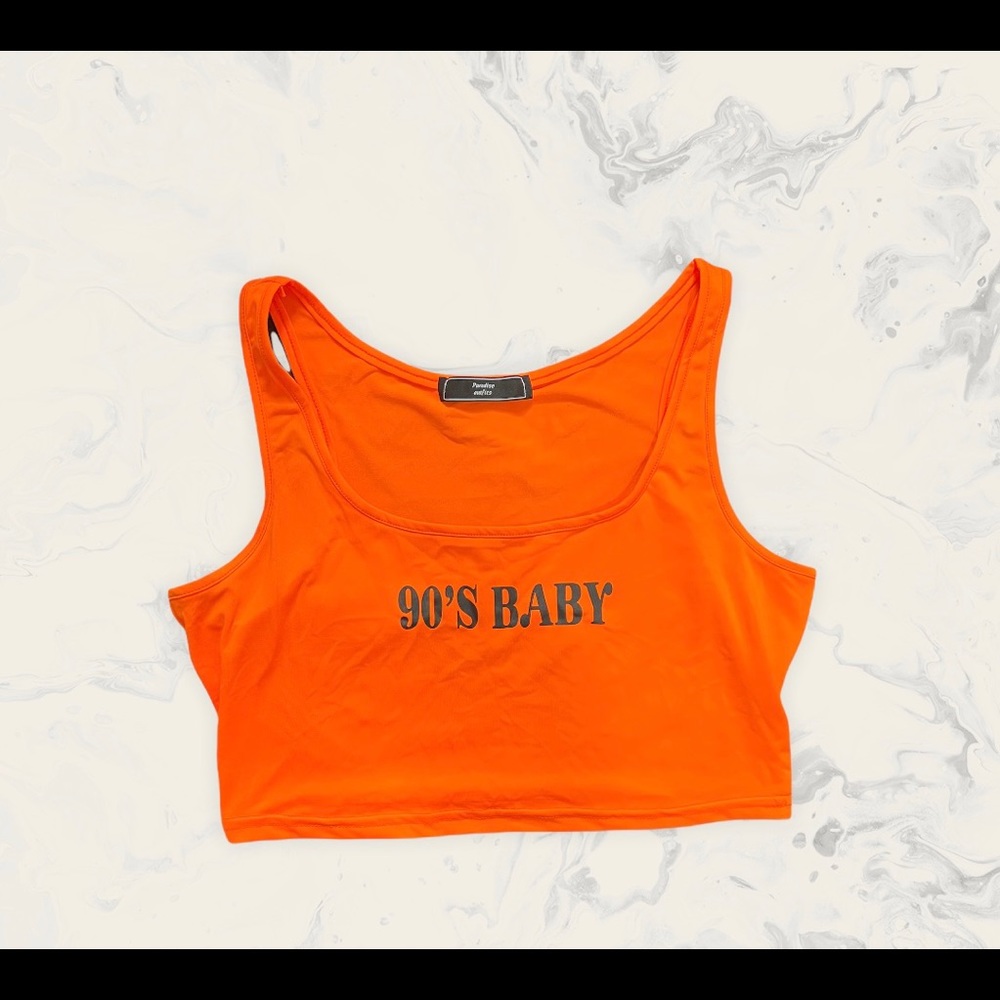 microfiber crop top